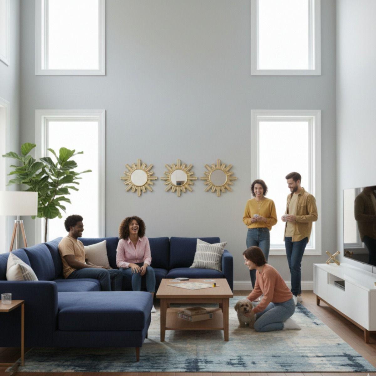 Set 3 Espejo Pared Decorativo Diseño Sol Radiante Jhn-3