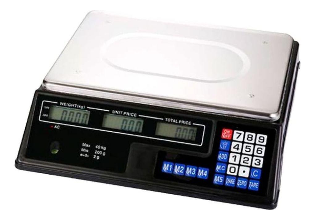 BALANZA BASCULA DIGITAL ALIMENTOS PANTALLA LED PESAJE LAU-4