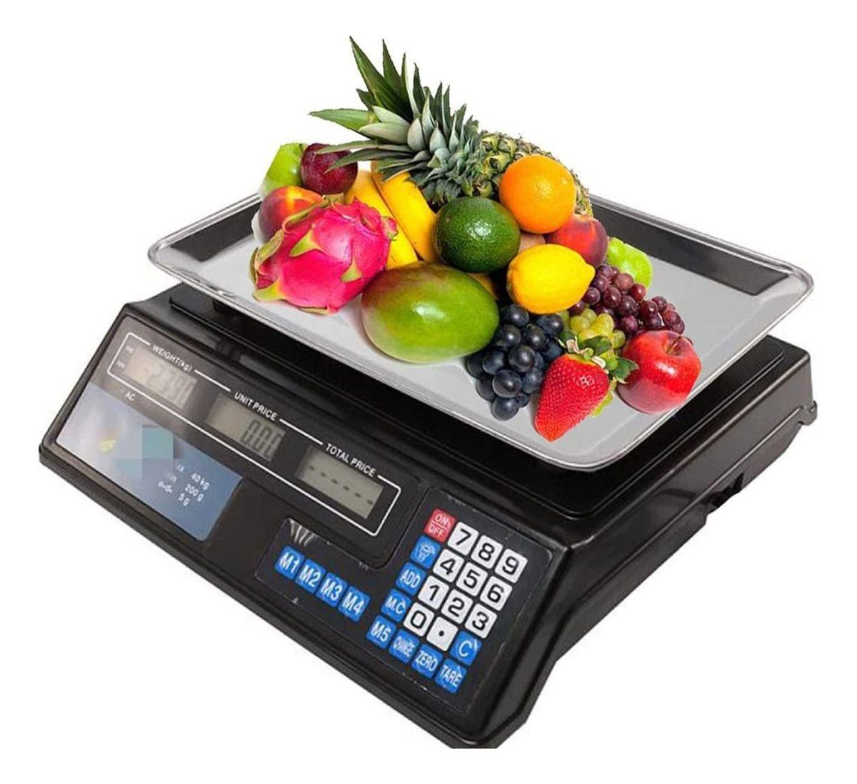 BALANZA BASCULA DIGITAL ALIMENTOS PANTALLA LED PESAJE LAU-5