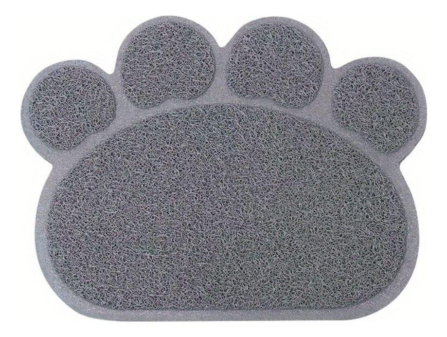 SET 2 ALFOMBRA TAPETE MASCOTAS DISEÑO DE HUELLA PARA GATOS PERROS LAU-3