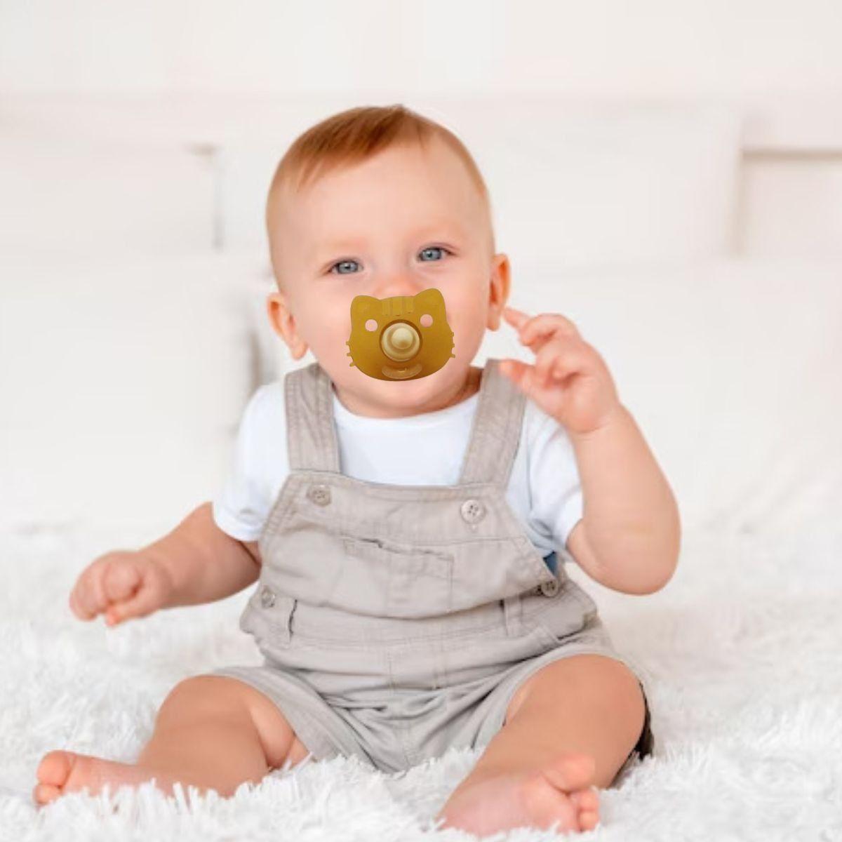 SET 2 CHUPETES CON CAJA SILICONA ANATOMICO BEBE LAU-6