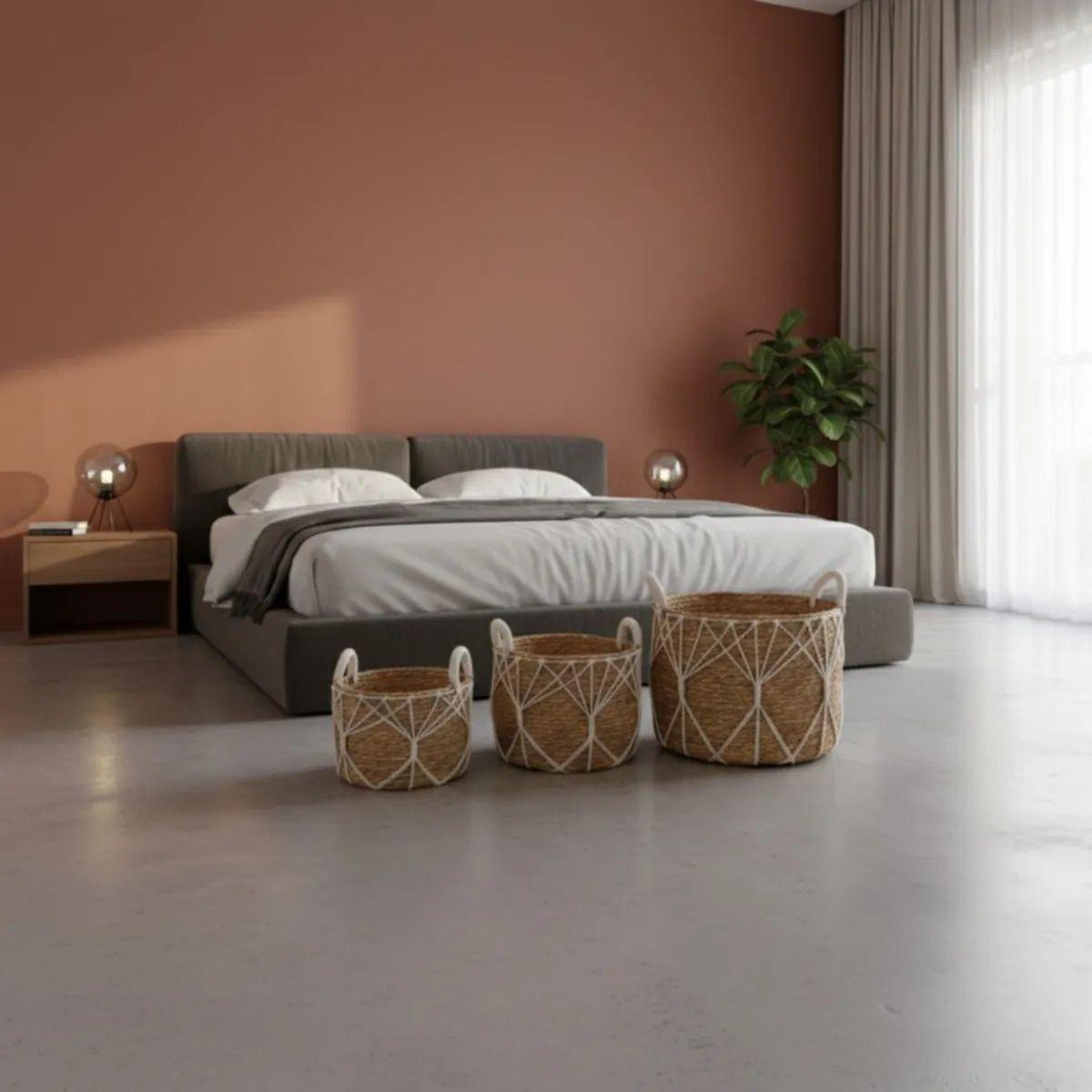 Canastos Decorativos Organizadores Manijas Multiuso AJ-8