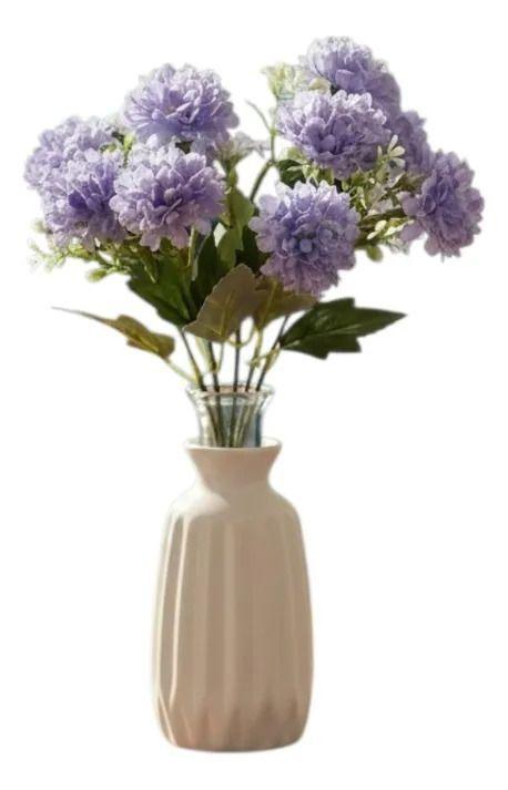 Set 5 Ramo Flores Artificiales Inspiración Floral Adorno Jhn-2