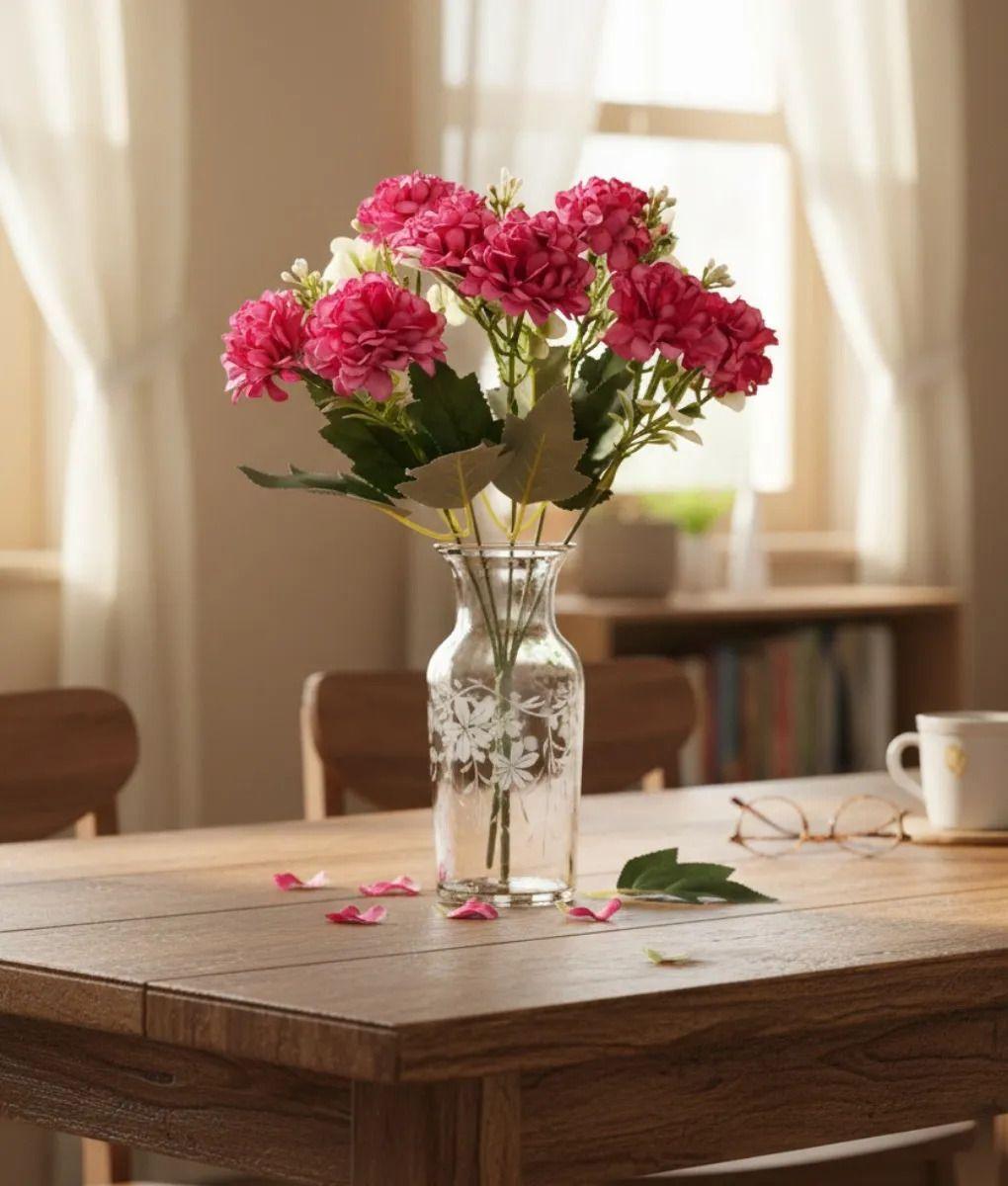 Set 5 Ramo Flores Artificiales Inspiración Floral Adorno Jhn-8