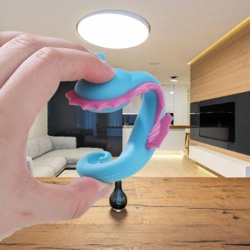 Set 3 Mordedor Diseño Hipocampo Silicona Alivio Bebes Lau-5