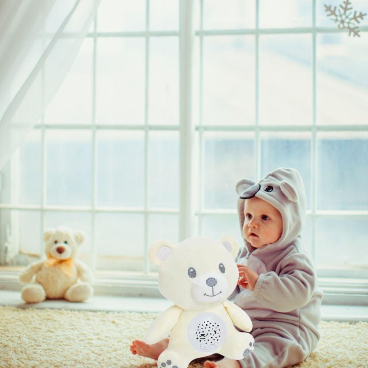 PELUCHE MUSICAL LUZ NOCTURNA INFANTIL SUAVE BEBE LAU-4