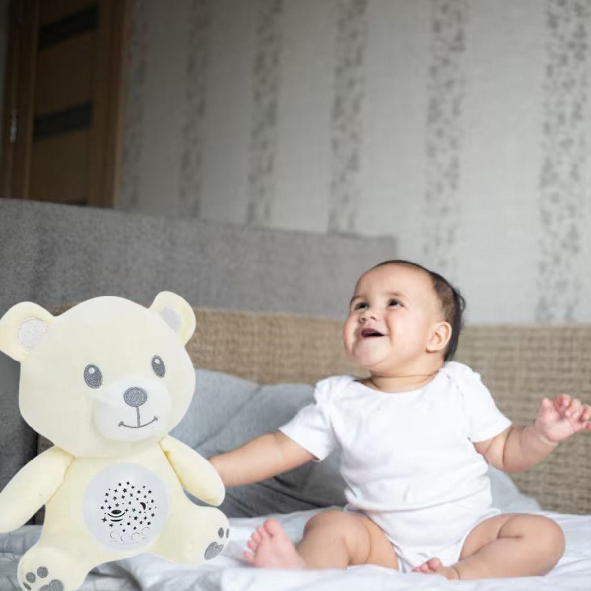 PELUCHE MUSICAL LUZ NOCTURNA INFANTIL SUAVE BEBE LAU-7