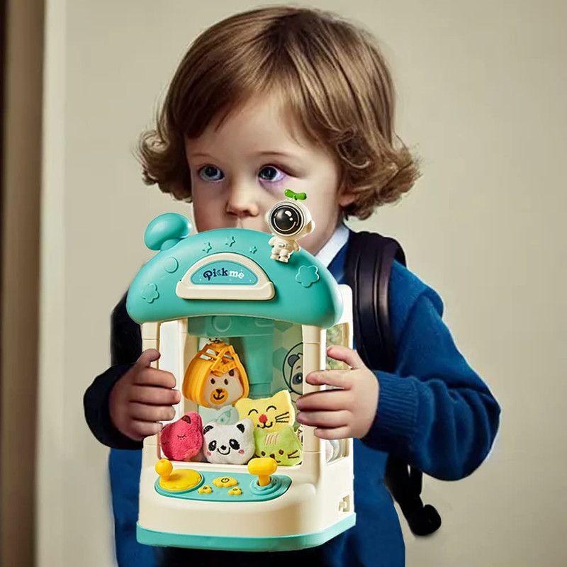 Juquete Mini Garra Portatil Spaceman Divertido Niños Lau-4