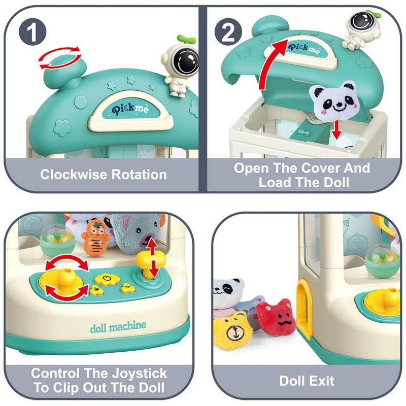 Juquete Mini Garra Portatil Spaceman Divertido Niños Lau-7