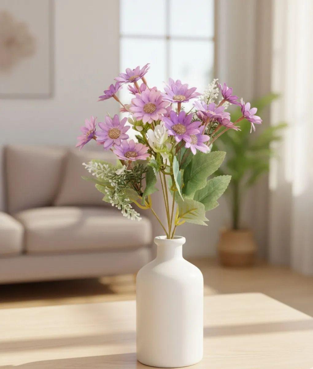 Set 5 Ramo Flores Silvestres Artificiales Decorativas Jhn-7