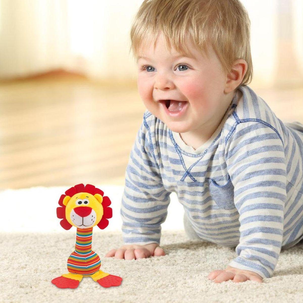 SET 2 SONAJEROS PELUCHE BABY ESTIMULA SENSORIAL LAU-5