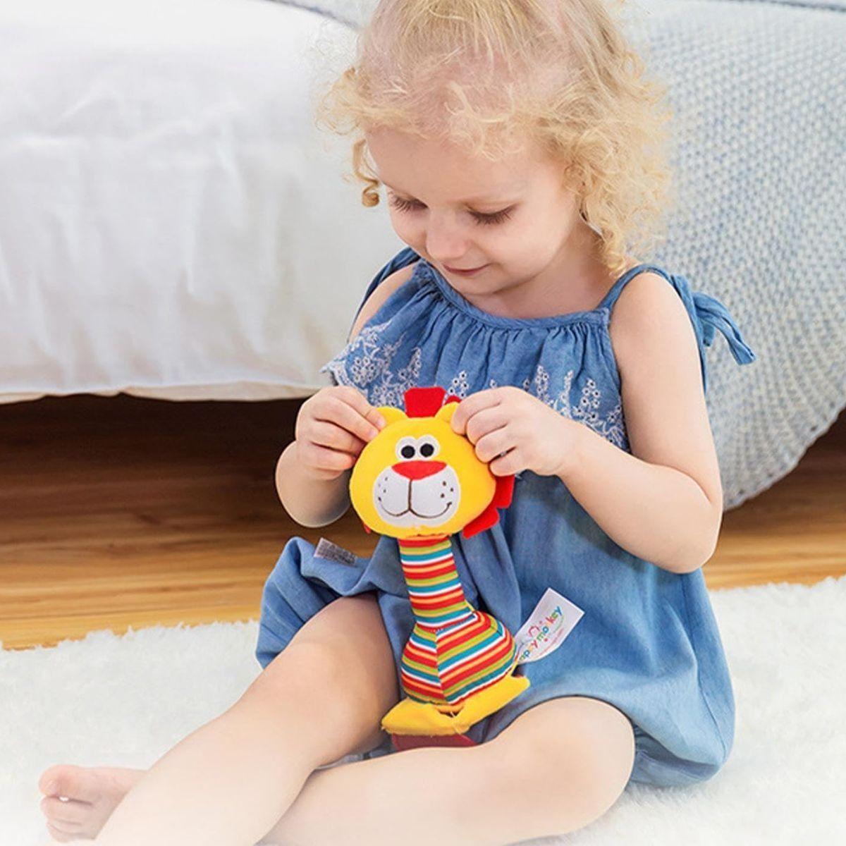 SET 2 SONAJEROS PELUCHE BABY ESTIMULA SENSORIAL LAU-6