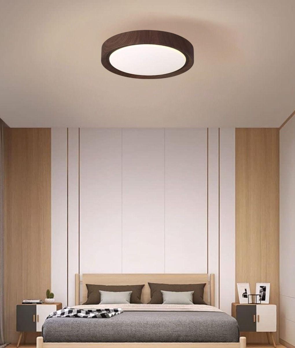 Lámpara Decorativa Techo Redonda LED Estilo Rústico Jhn-5