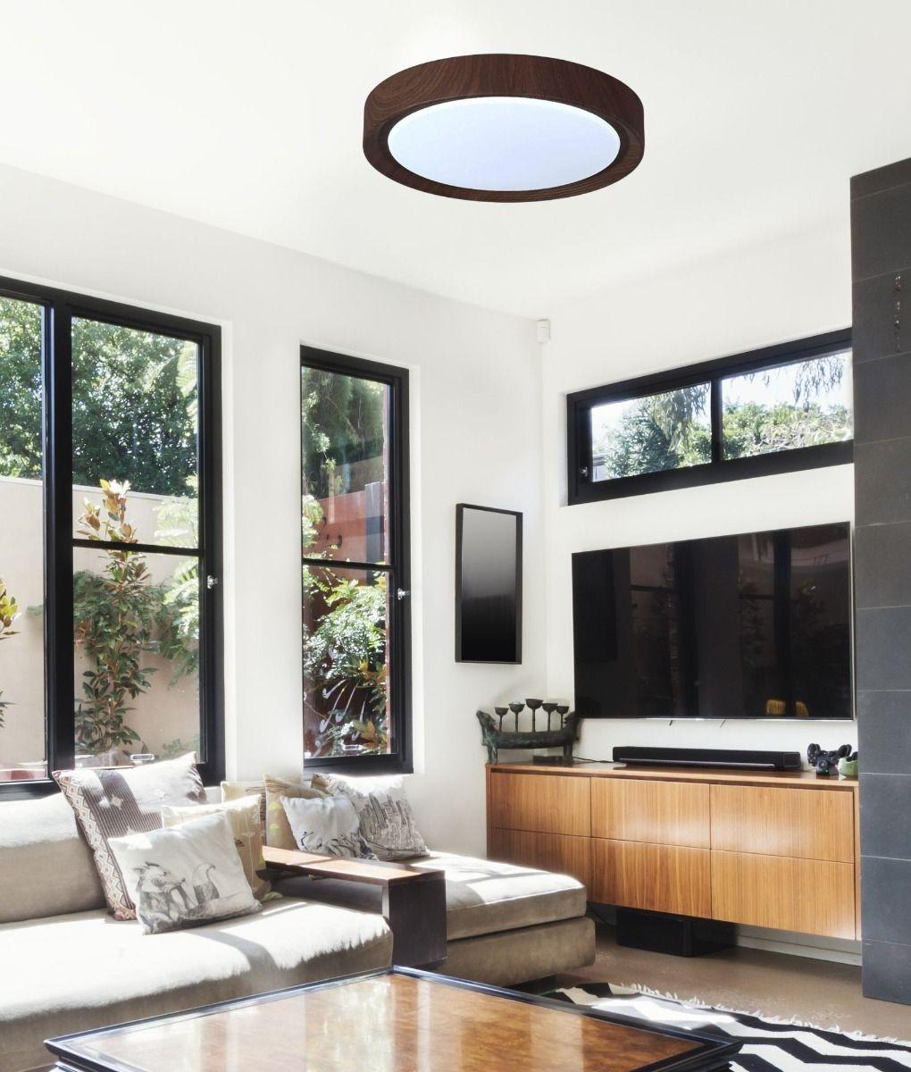 Lámpara Decorativa Techo Redonda LED Estilo Rústico Jhn-9