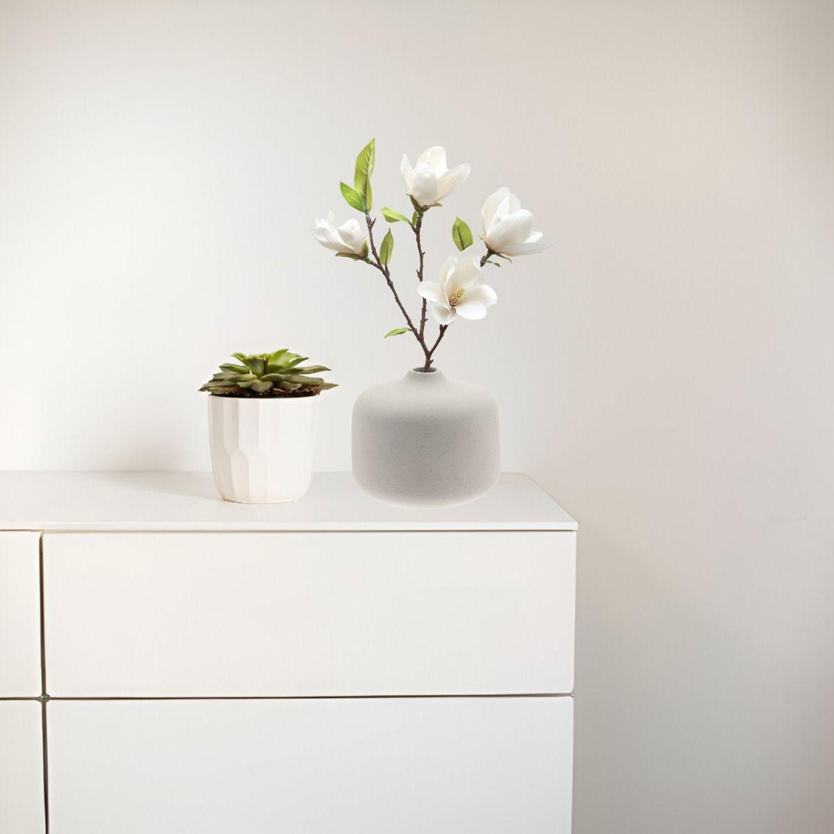 Set 2 Florero Jarrón Cerámica Mesa Adorno Decorativo Jhn-6