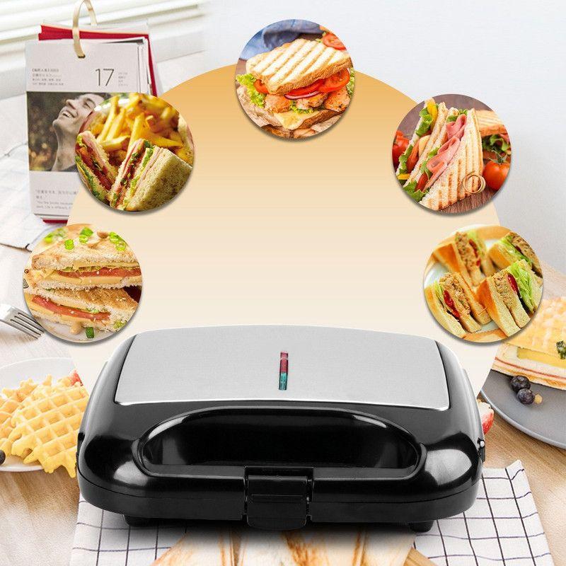 Sandwichera Tostadora Antiadherente WB Desayuno Cocina Lau-5