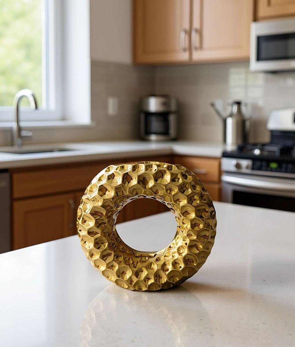 Florero Decorativo Forma Circular Moderno Hogar Jhn-5