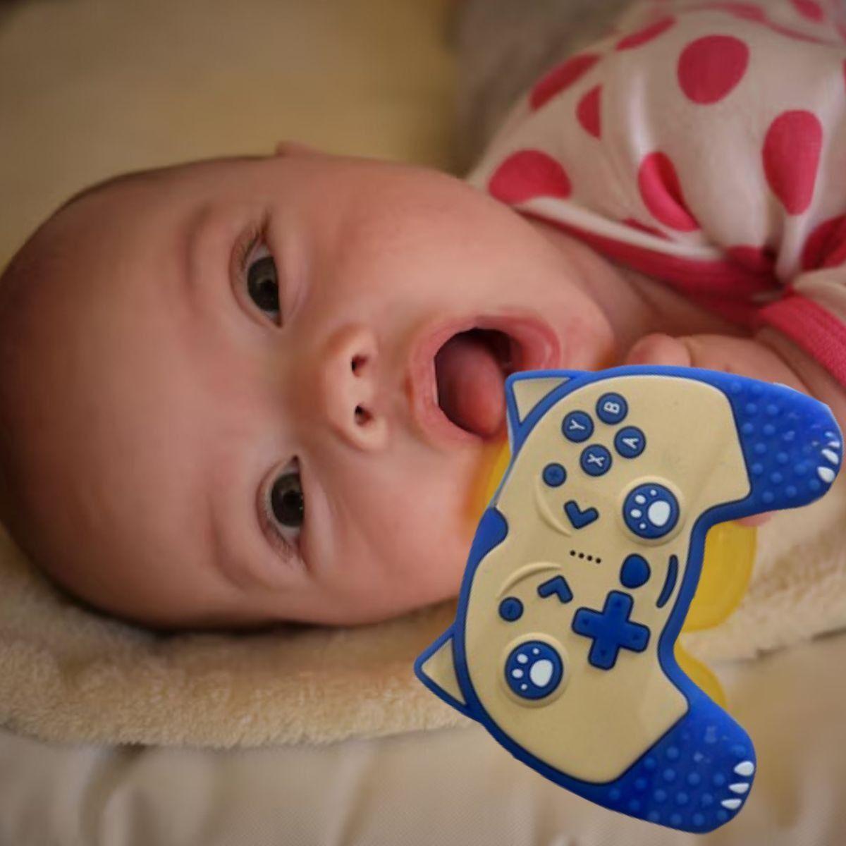 SET 5 MORDEDORES RASCA ENCIAS SUAVE DENTICION BEBE LAU-3