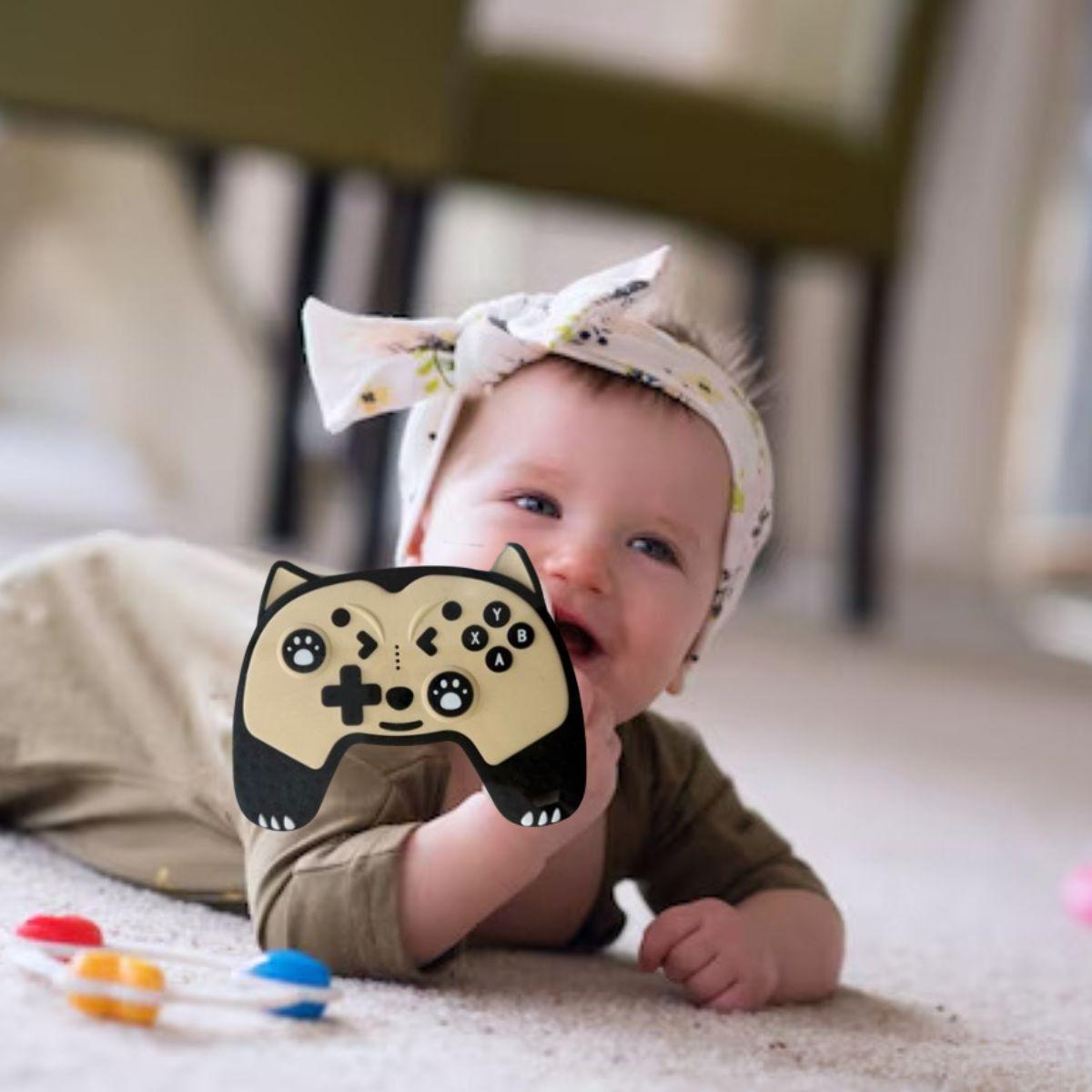 SET 5 MORDEDORES RASCA ENCIAS SUAVE DENTICION BEBE LAU-4