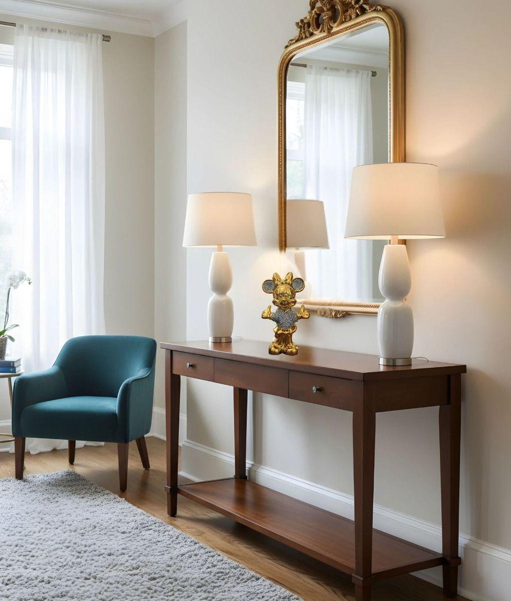 Figura Decorativa Minnie Mouse Estatua Adorno Hogar Mesa Jhn-5