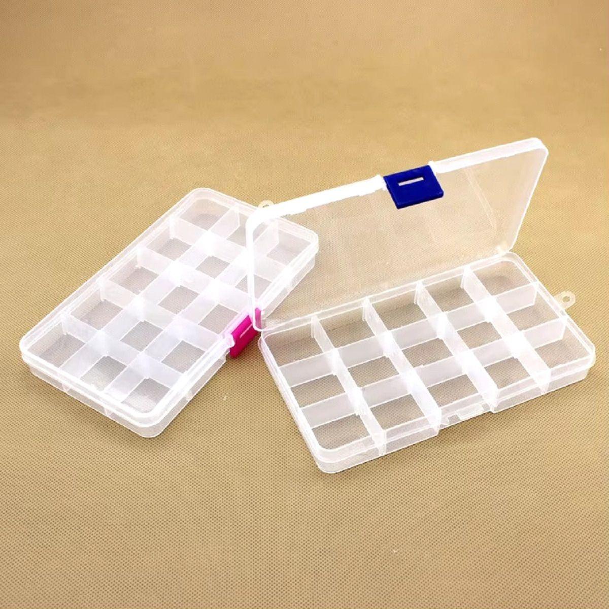 Set 10 Pastilleros Transparente 15 Division Organizador Lau-5