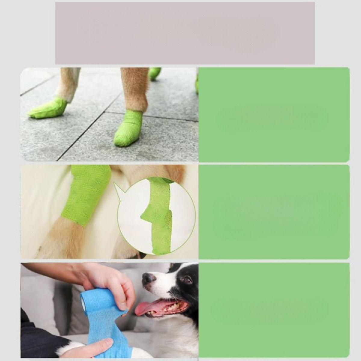 Set 7 Vendas Coban Elástica Primeros Auxilios 7,5cmx4,5m Lau-4