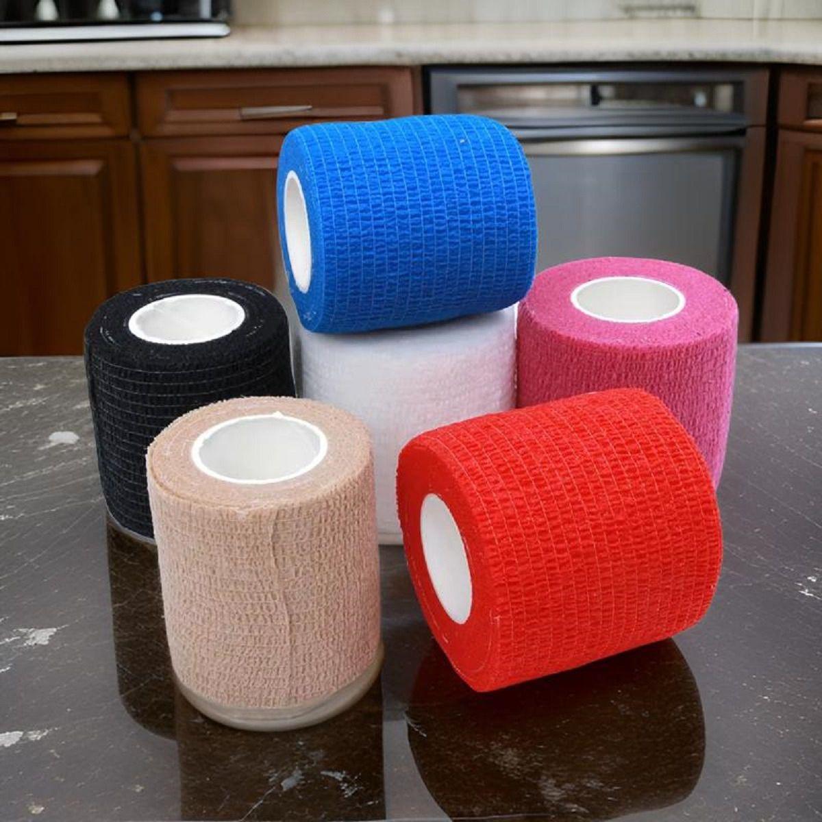 Set 7 Vendas Coban Elástica Primeros Auxilios 7,5cmx4,5m Lau-5