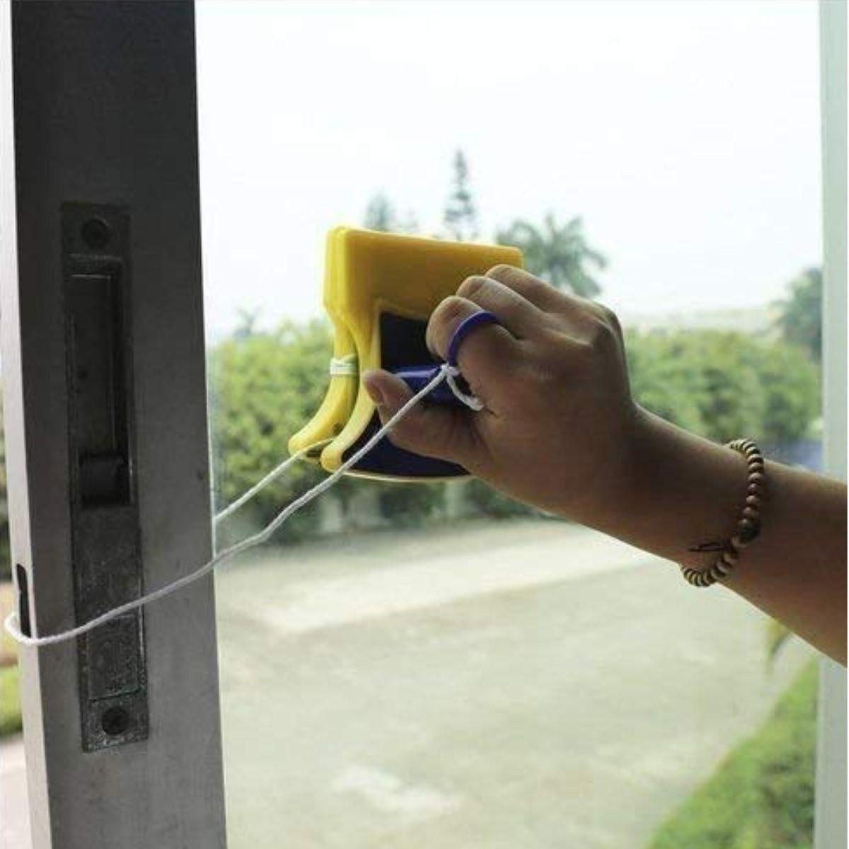 SET 3 LIMPIADORES MAGNETICOS CRISTALES VENTANAS HOGAR LAU-2