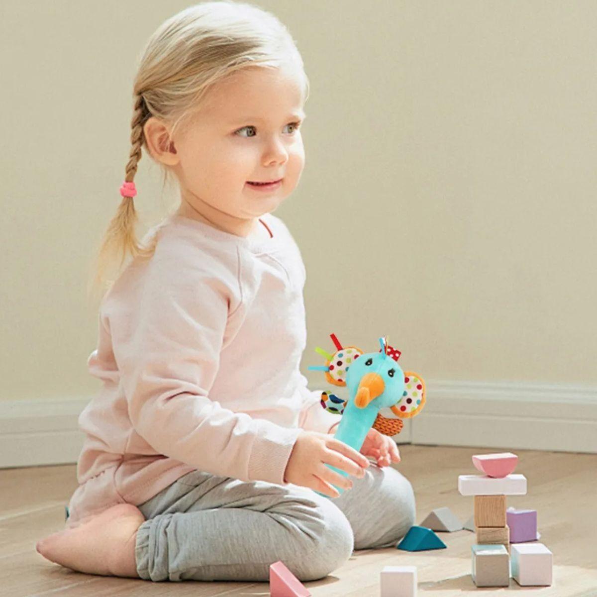 SET 3 SONAJEROS PELUCHE JUGUETES SENSORIAL BEBE LAU-4