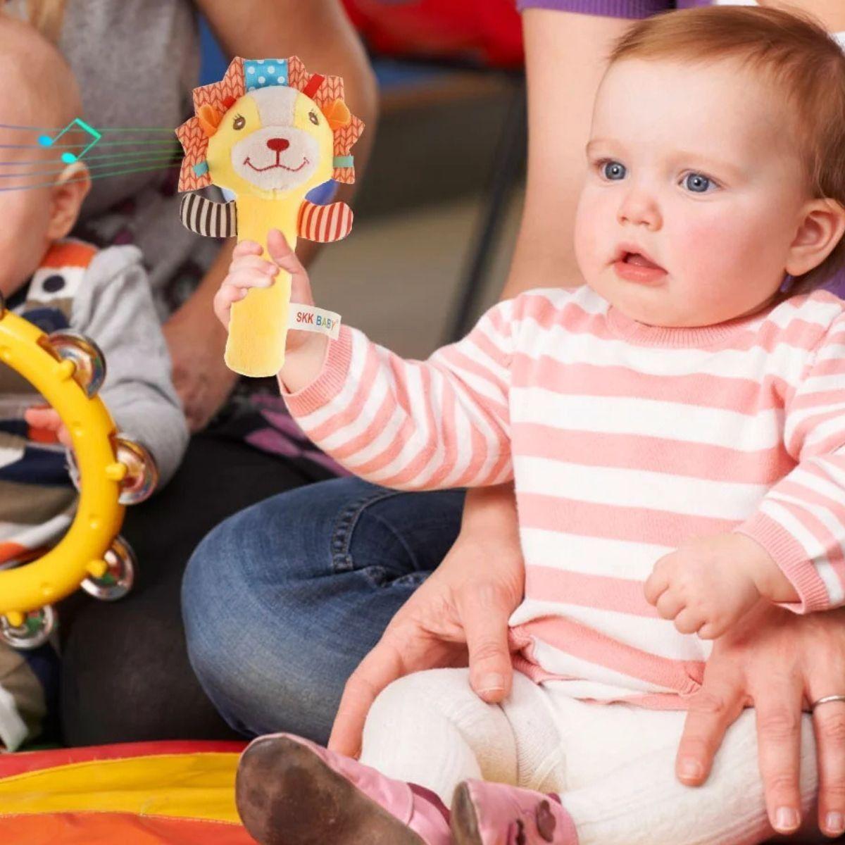 SET 3 SONAJEROS PELUCHE JUGUETES SENSORIAL BEBE LAU-7