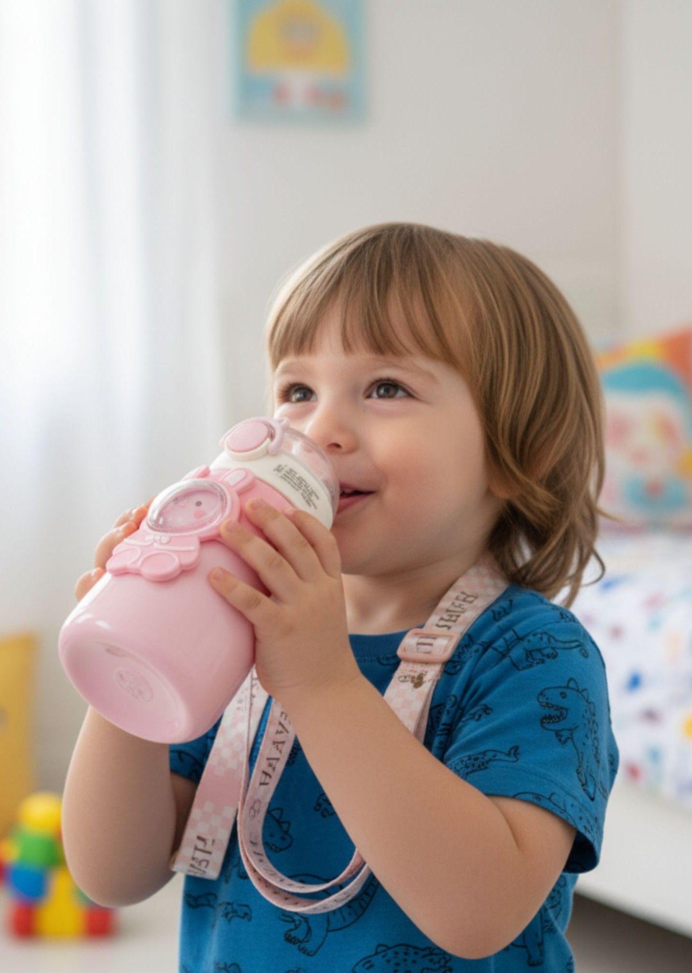 Botella Bebidas Infantil Multifuncional Figuras Jhn-2