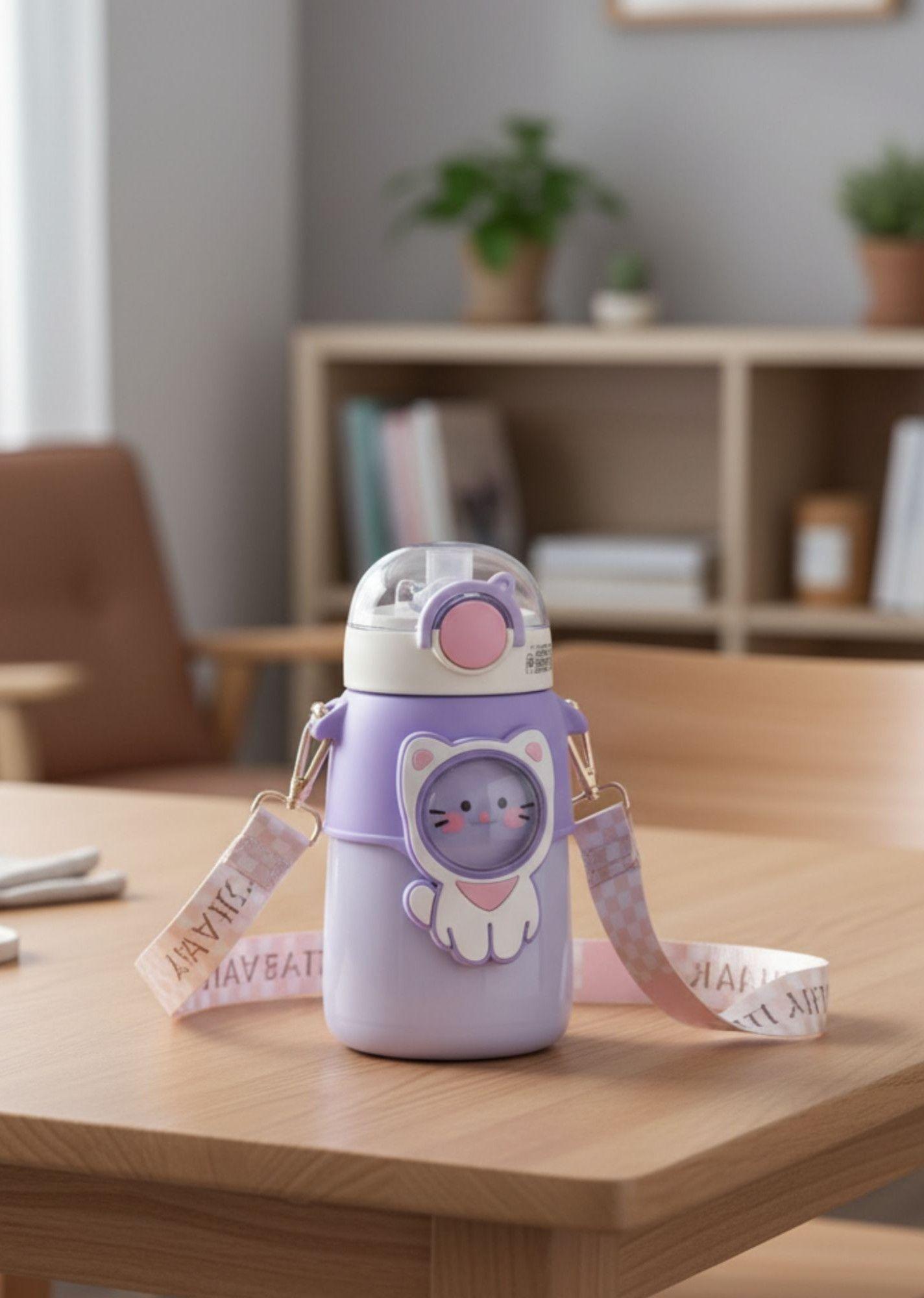 Botella Bebidas Infantil Multifuncional Figuras Jhn-4