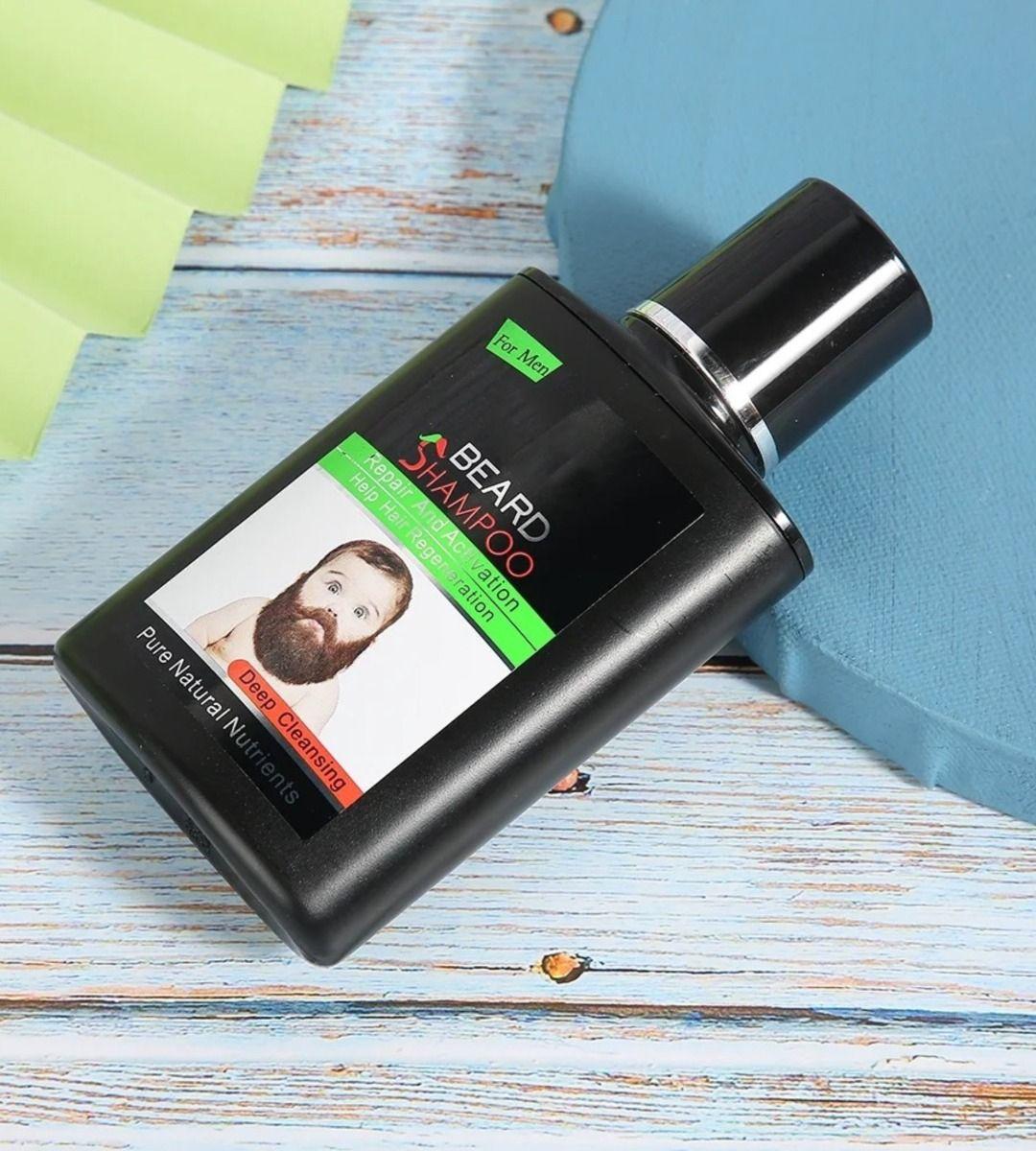 Set 2 Shampoo Cuidado Barba Limpia Suave Repara Regenera Jhn-6