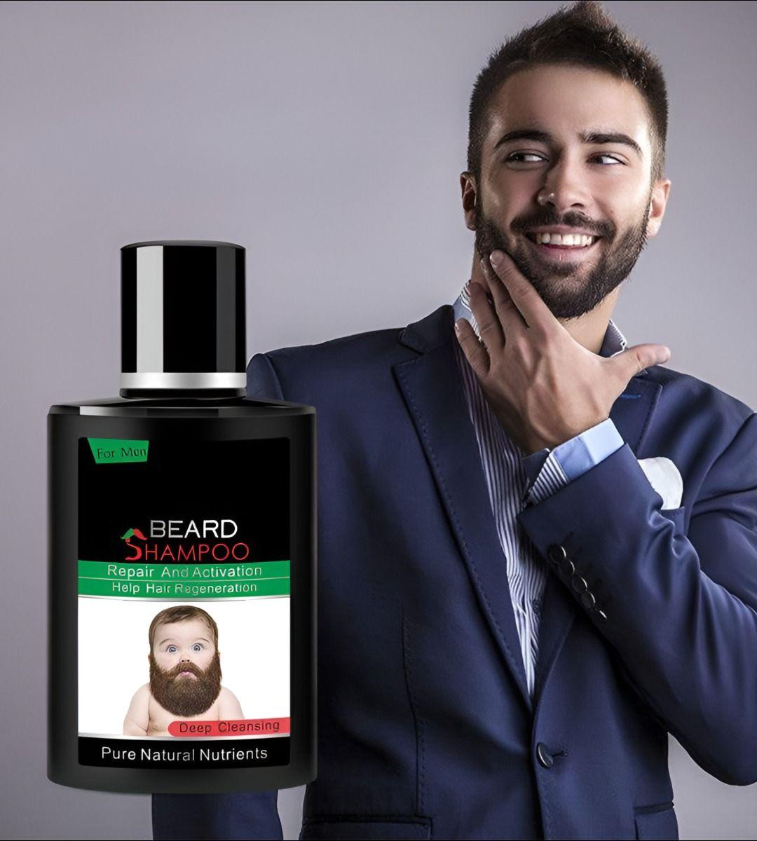 Set 2 Shampoo Cuidado Barba Limpia Suave Repara Regenera Jhn-8