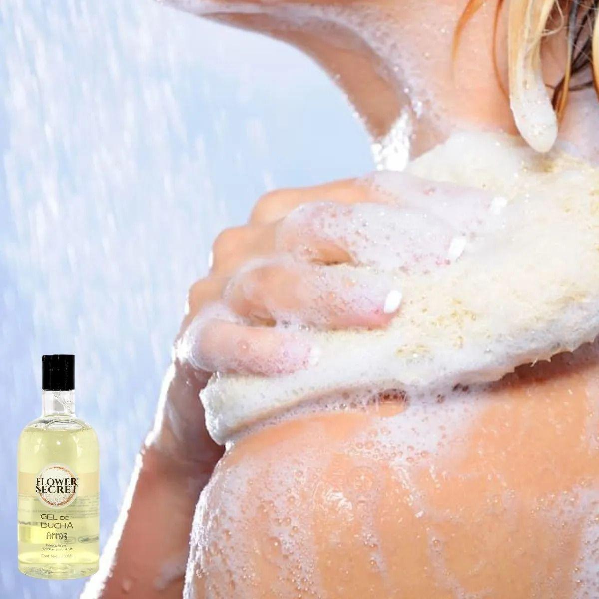 Set 3 Gel Ducha Liquido Arroz,Durazno Hidrata Revitaliza Lau-7