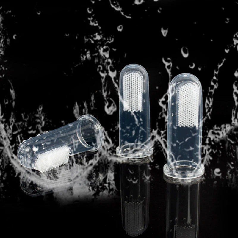 Set 16 Cepillo Silicona Diente Lengua Encias Suave Bebes Lau-2