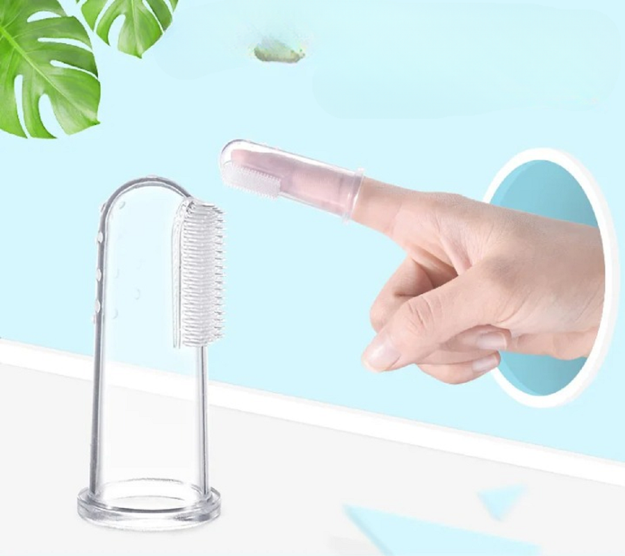 Set 16 Cepillo Silicona Diente Lengua Encias Suave Bebes Lau-3