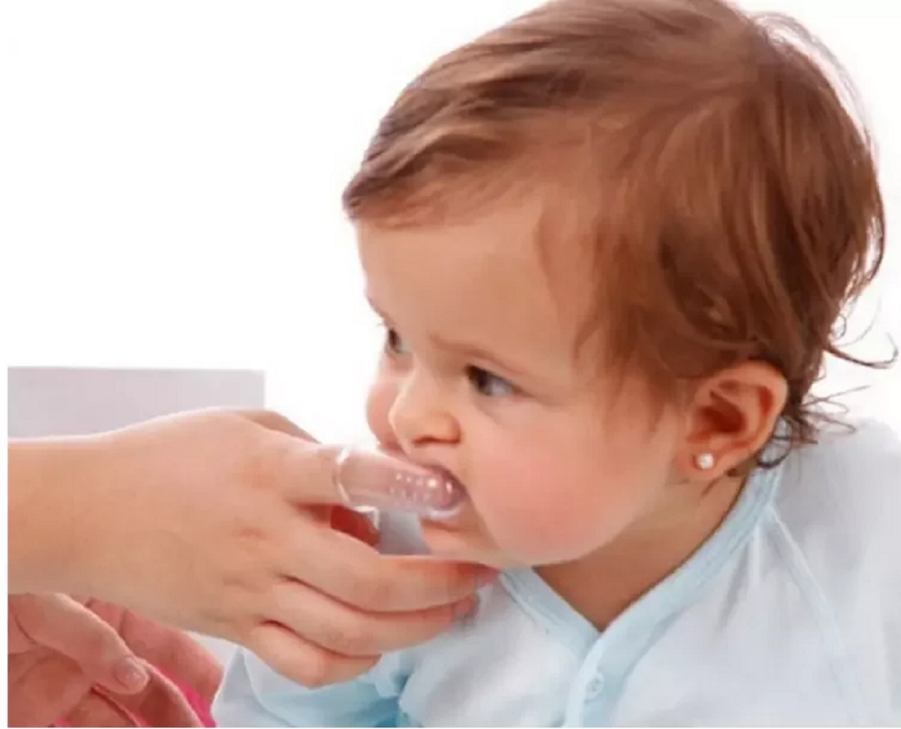 Set 16 Cepillo Silicona Diente Lengua Encias Suave Bebes Lau-5