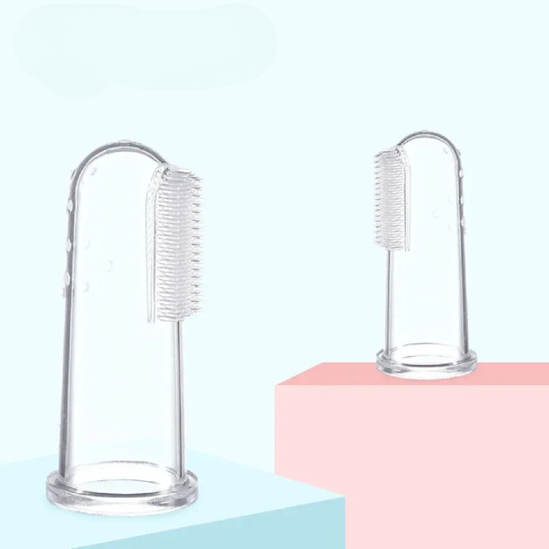 Set 16 Cepillo Silicona Diente Lengua Encias Suave Bebes Lau-6