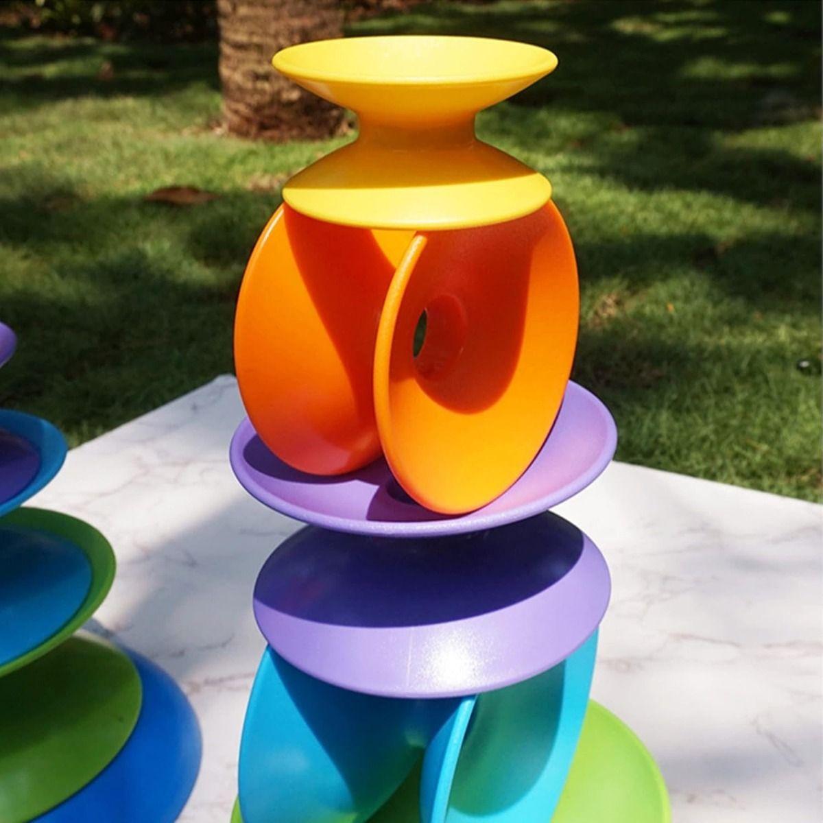 Juguete Apilamiento Divertido Anillo Giratorio Niños Lau-7