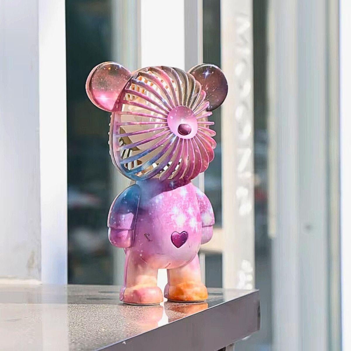 Set 2 Ventilador Mini Pequeño Portátil Carga USB Decora Lau-4