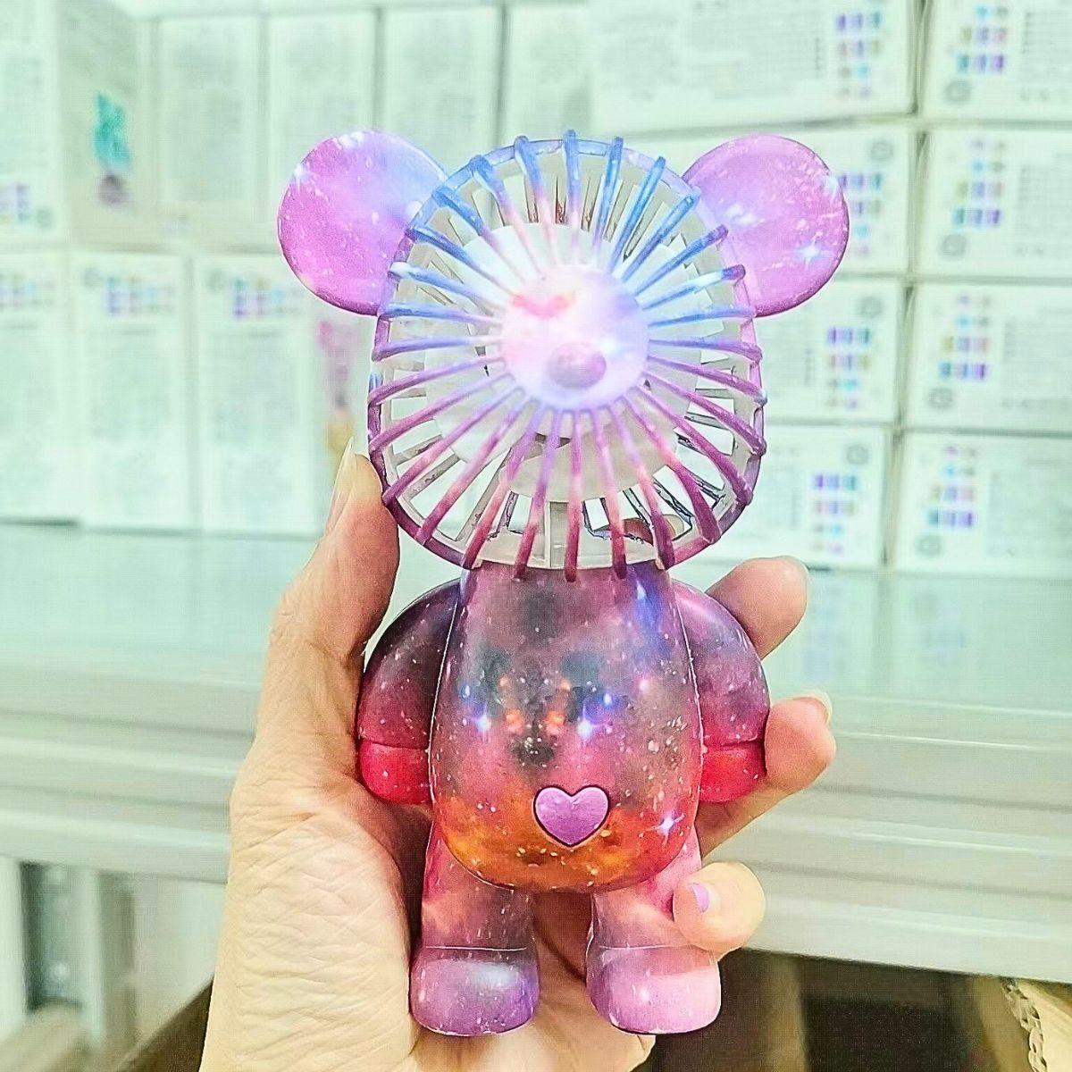 Set 2 Ventilador Mini Pequeño Portátil Carga USB Decora Lau-5