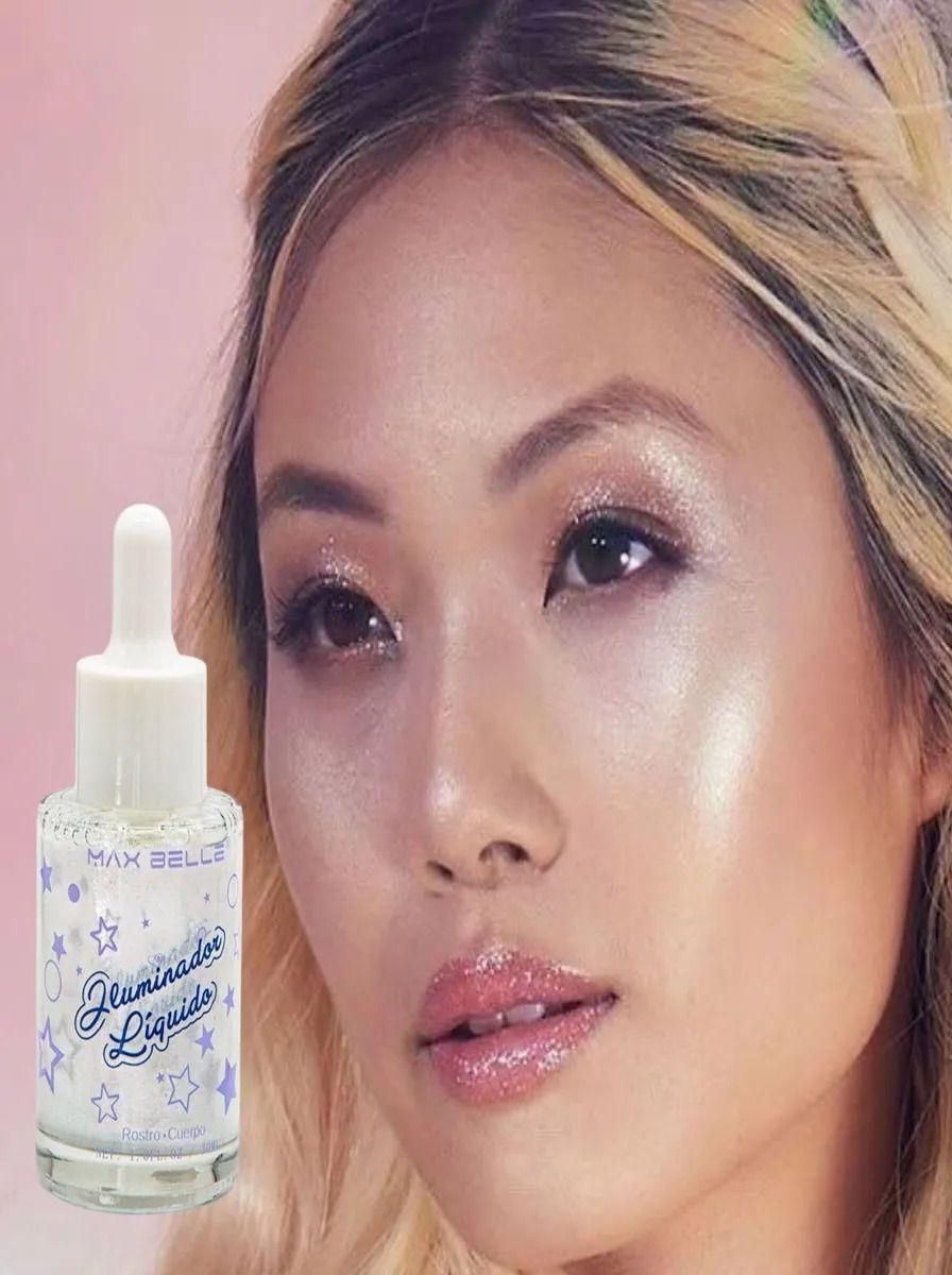 Pack 2 Iluminador Liquido Rostro Cuerpo Brillante Lau-9