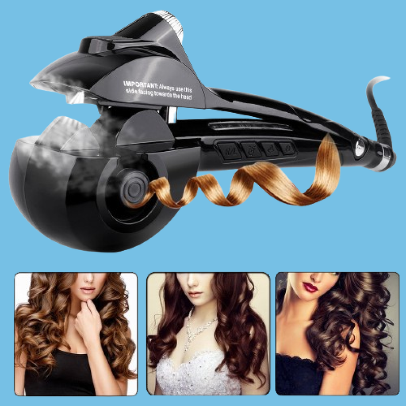 Rizador Pelo Automático Niña Mujer Eléctrica LCD Rondon-3