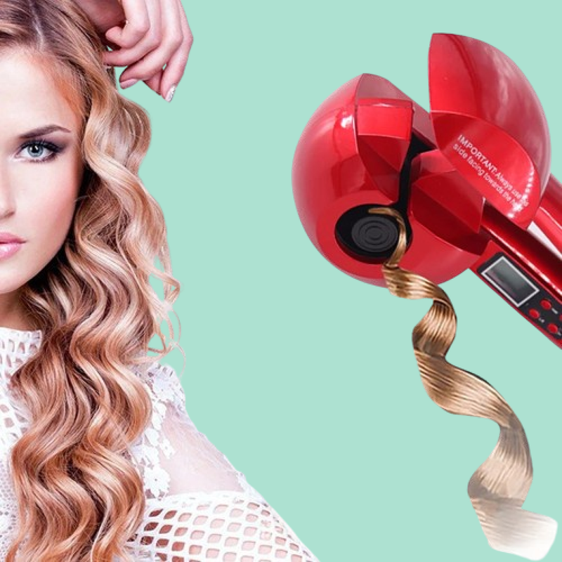 Rizador Pelo Automático Niña Mujer Eléctrica LCD Rondon-8