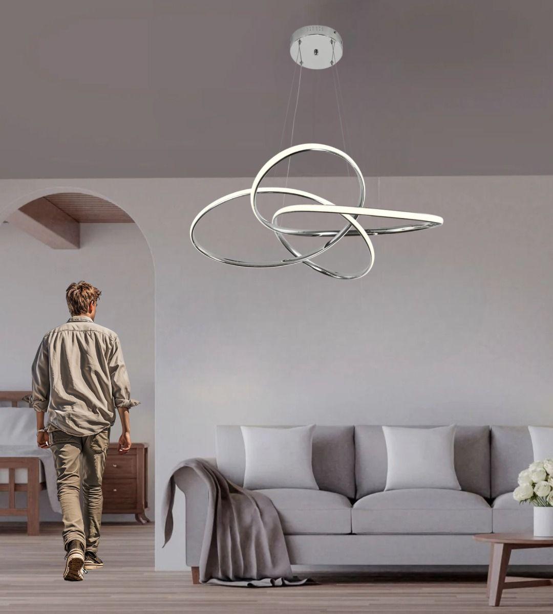 Lámpara Colgante Techo Moderna LED Araña Decorativa Jhn-3