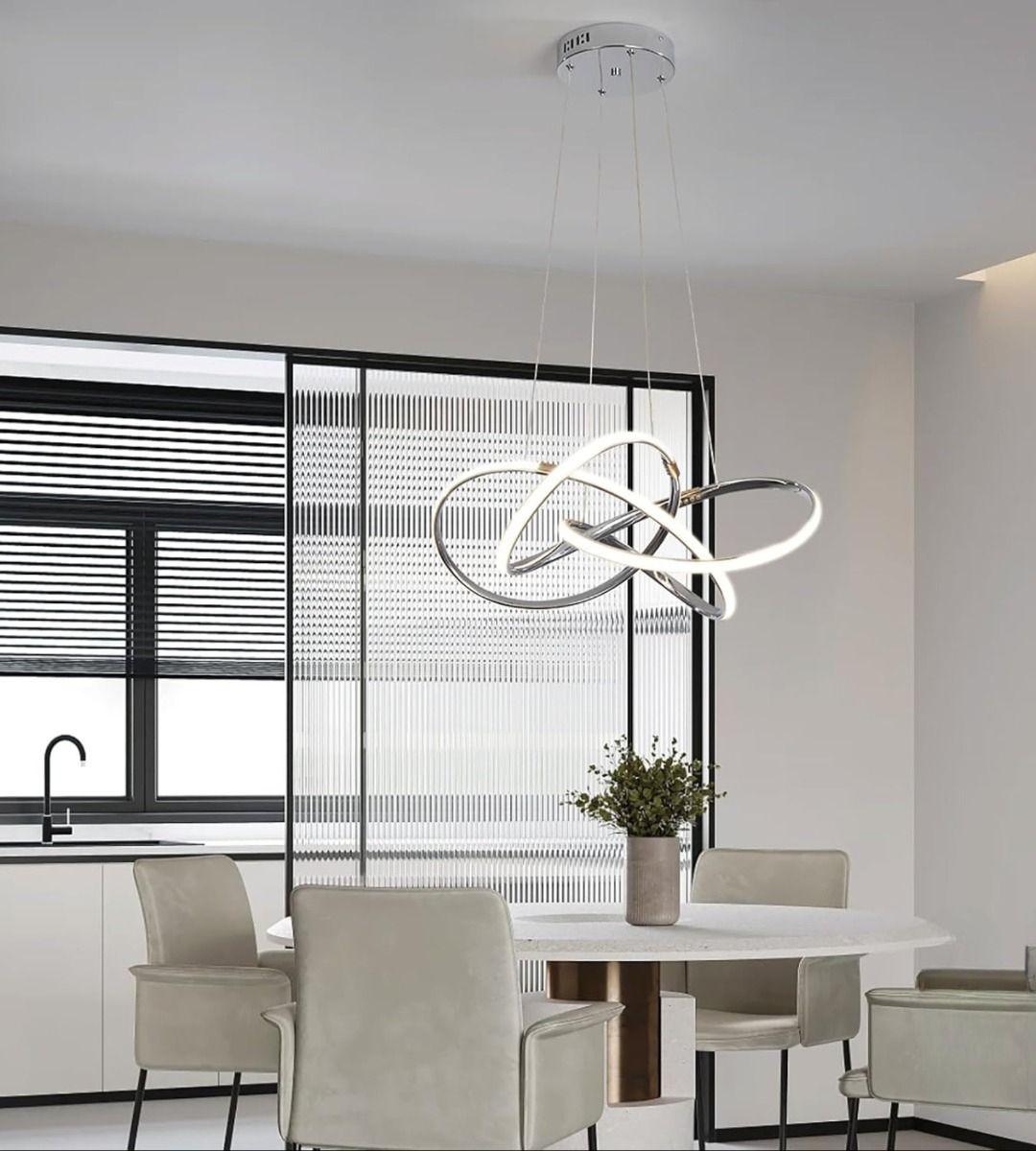 Lámpara Colgante Techo Moderna LED Araña Decorativa Jhn-7