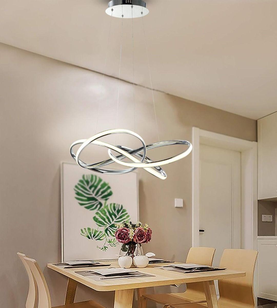 Lámpara Colgante Techo Moderna LED Araña Decorativa Jhn-8