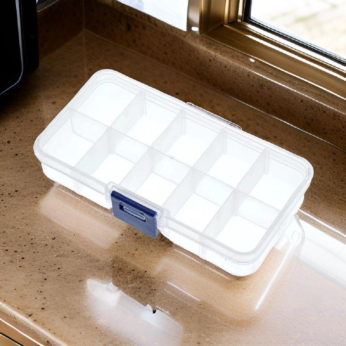 Set 14 Pastilleros  Plástico Transparente 10 Division Lau-3