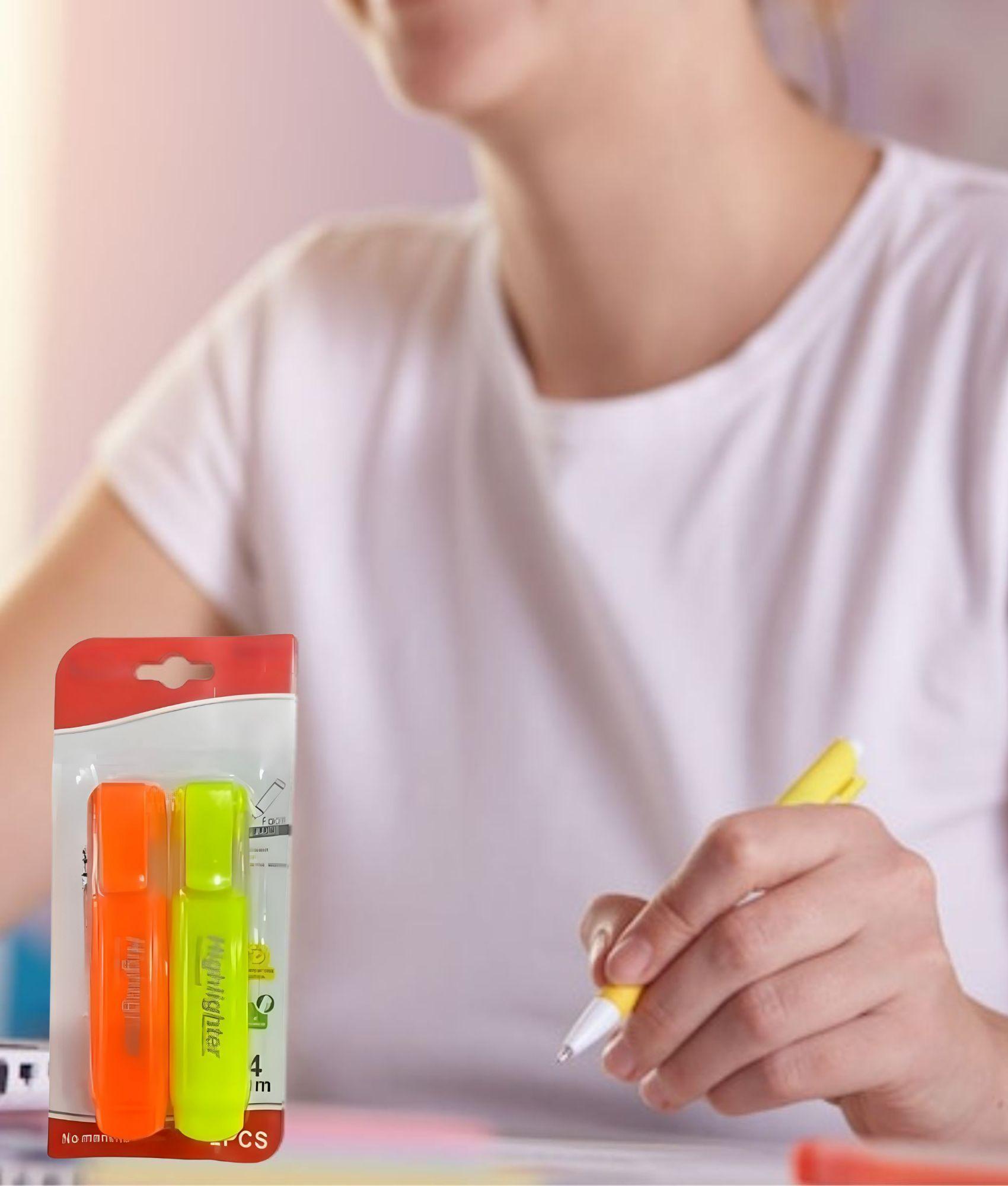 Set 8 Marcador Resaltador Fluorescentes Ergonómico Jhn-2